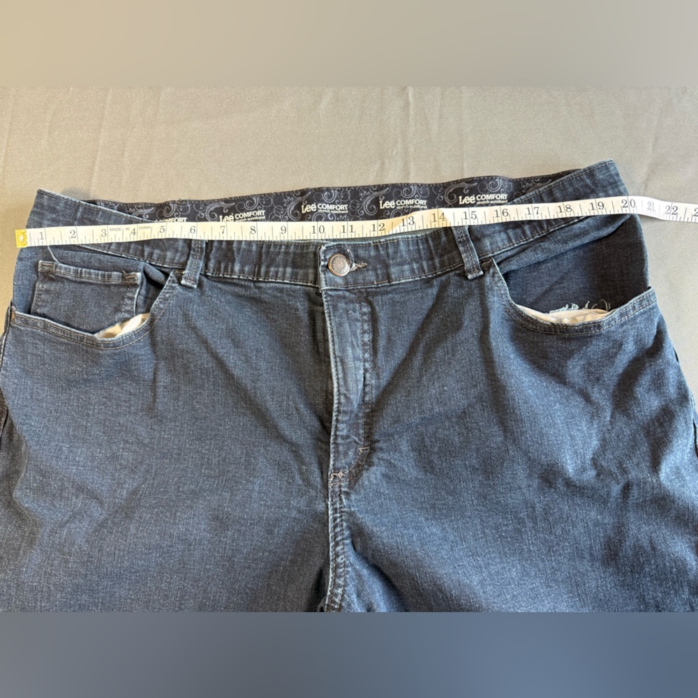 Lee Comfort Stretch Waistband Pants size 22W petite - Picture 3 of 9